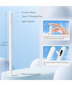 Generic Stylus Pen for iPad 9th Generation Fast Charging Magnetic Tablet Compatible with Apple 10-9-8-7-6 iPad Pro Air Mini  - Image 2