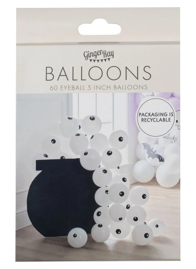 جينجر راي Halloween Eyeball Balloons