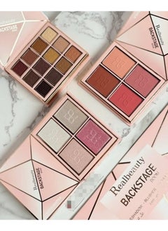 REAL BEAUTY A Complete Palette Of Blush + Highlighter + Multi-Colored eye Shadow  - Image 1