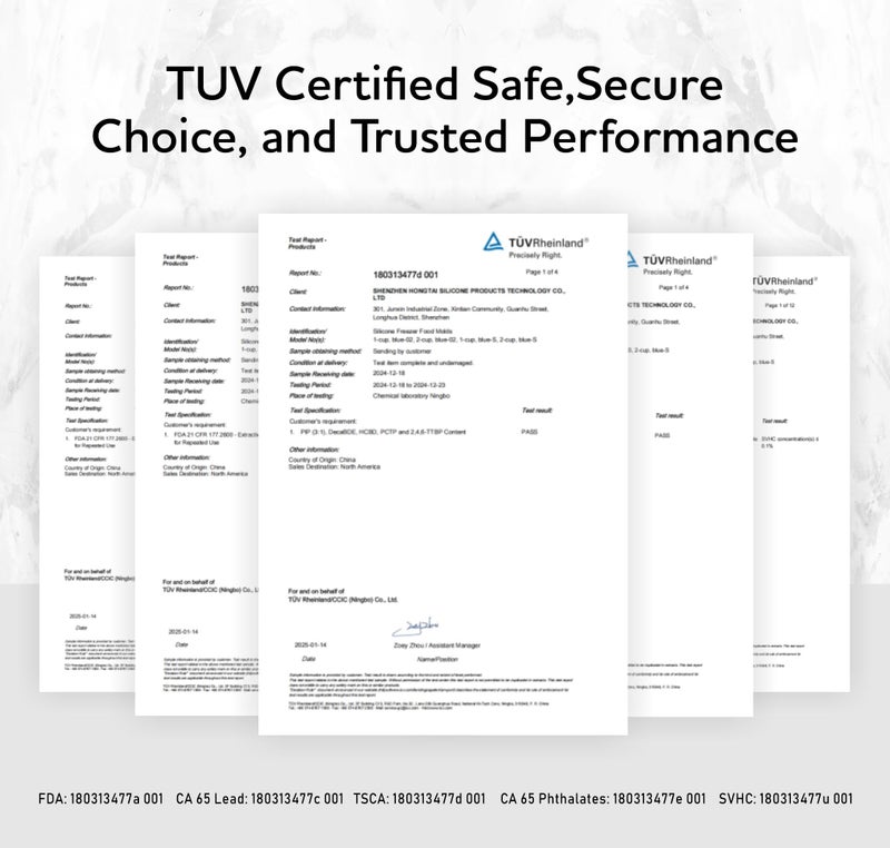 ZIP STANDING Silicone freezer molds, 2-cup Silicone Freezer Trays with Lid,Soup Freezer Container large Ice Cube Molds, Perfect for Storing Lasagna, Leftovers, Sauces, Portioned Meals and More dishwasher safe - Image 2
