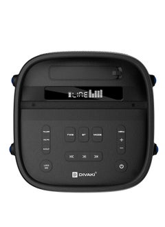 DIVAKI DIVAKI Extra Bass Portable Speaker 1000W, 2 Wireless Microphone Built In Rechargeable Battery, Bluetooth DT-R1000B  - Image 2