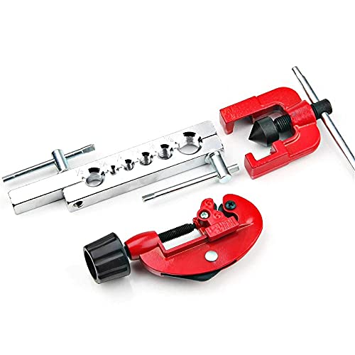 uptodateproducts uptodateproducts 328mm Tube Cutter Flaring Tool Kit Tube Pipe Cutter Reamer Device for Copper Tube Flaring Tools Can be used copper aluminum titanium iron stainless steel and other materials for the expansion of the tube  - Image 1