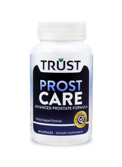 Trust Trust prost care advanced prostate formula contain saw palmetto aids alleviation of prostate enlargement 60 caps  - Image 1