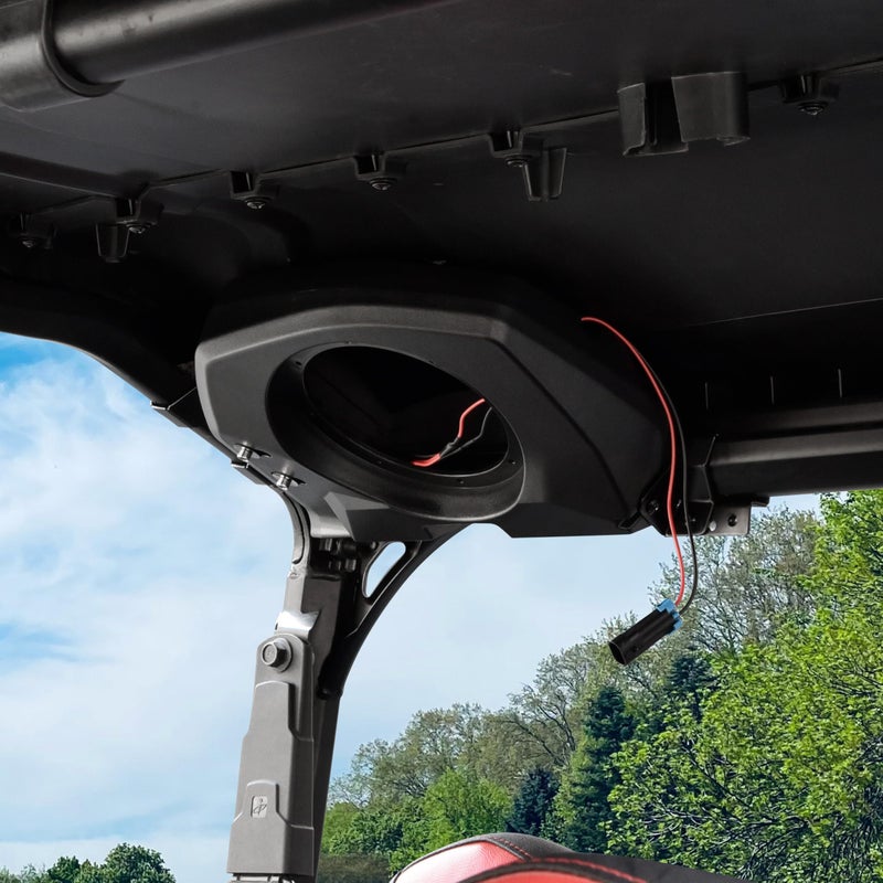 SAUTVS Rear Roof Speakers Pods Enclosures Holders with Brackets for Polaris General 1000/4 1000/XP 1000/XP4 1000 2020-2025 Accessories (Support 6.5" Speakers, One Pair, Replace #2637784, 2637785) - Image 2