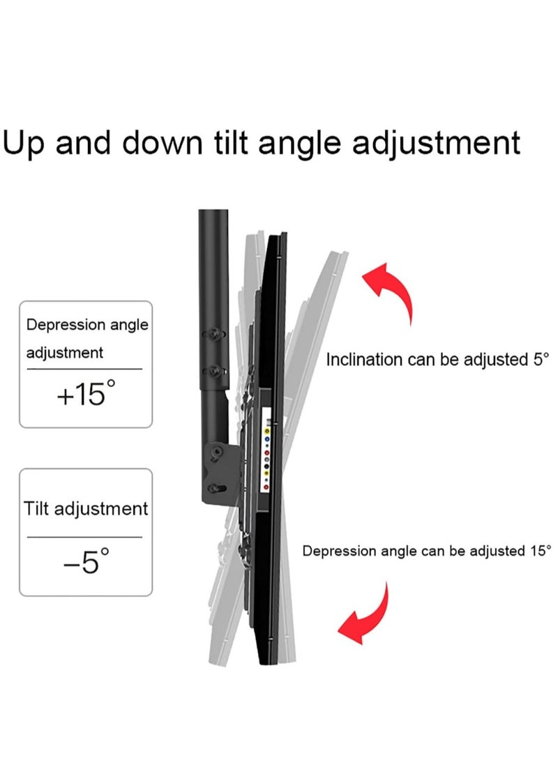 T560-15 32" - 70" Inches LCD, LED TV Wall Ceiling Mount Bracket Stand Supports TV Sizes Upto 70" Inch 68.2 Kg Weight Holding Capacity - Image 3