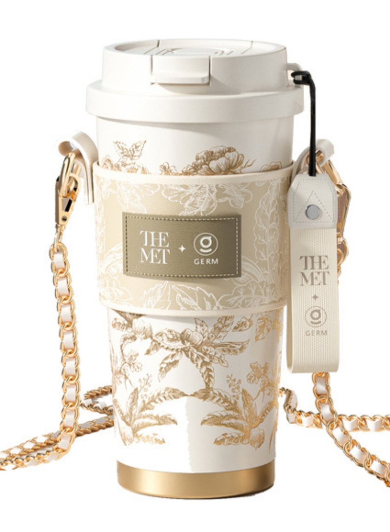 GERM Metropolitan joint model Qimeng Baojing series shining coffee cup GE -MET23-K34 white 500ml English version - Image 1