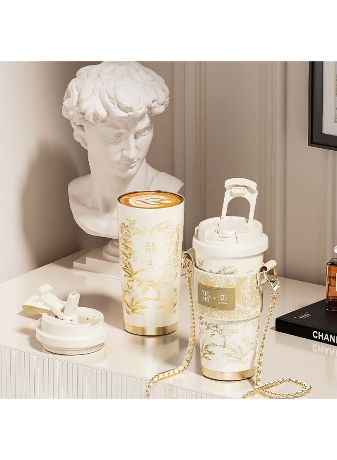 GERM Metropolitan joint model Qimeng Baojing series shining coffee cup GE -MET23-K34 white 500ml English version - Image 4