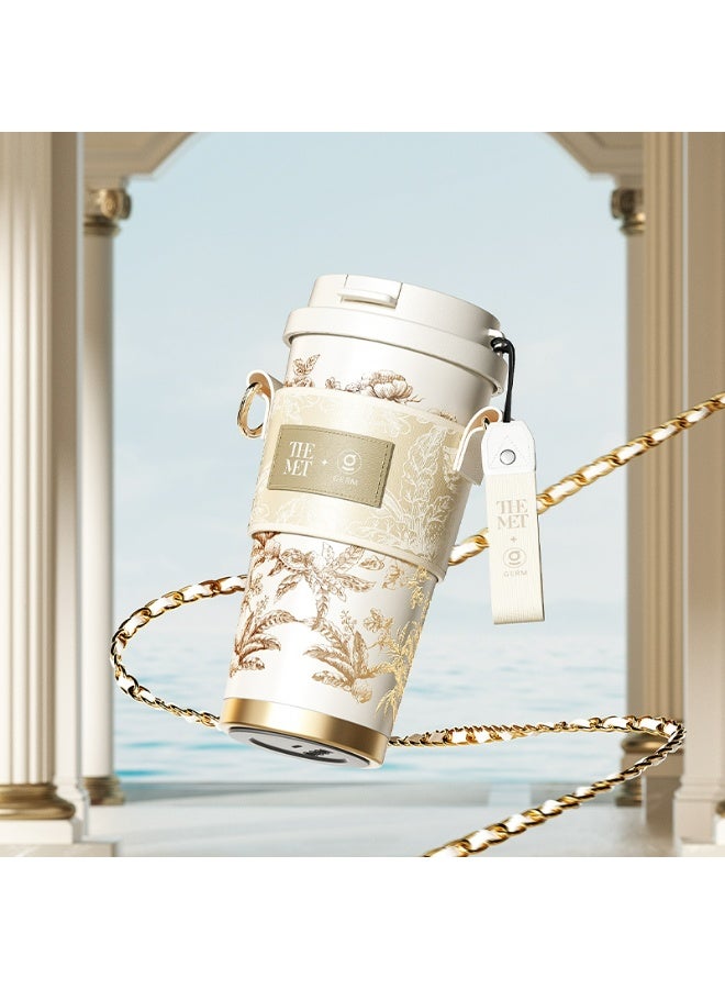 GERM Metropolitan joint model Qimeng Baojing series shining coffee cup GE -MET23-K34 white 500ml English version - Image 2