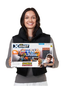 Zuru X-Shot Skins Flux Sonic S1 8Darts Super Speed - Action Aiming Game For Kids, Teen, Adults Boys & Girls, Outdoor Holiday Activities, Gifts For Kids Ages 8+  - Image 3