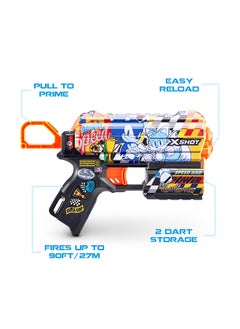 Zuru X-Shot Skins Flux Sonic S1 8Darts Super Speed - Action Aiming Game For Kids, Teen, Adults Boys & Girls, Outdoor Holiday Activities, Gifts For Kids Ages 8+  - Image 5