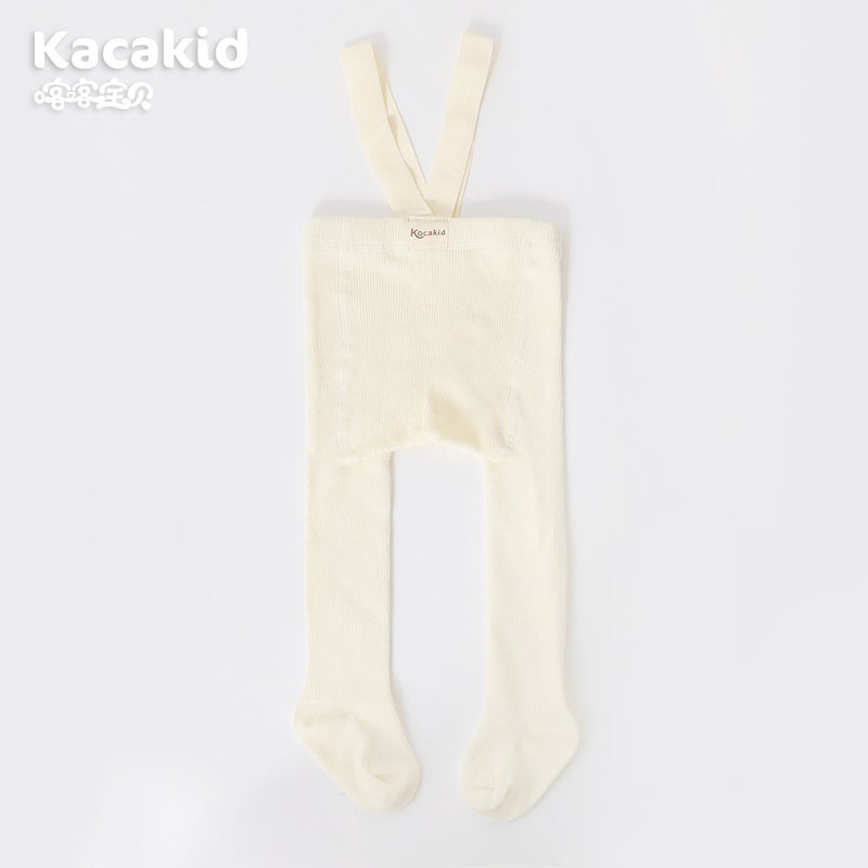 Carefully Selected Baby A-Grade Cotton Weightlifting Pants, Baby Leggings, Belly-Protecting High-Waisted Overalls, Children'S Tights - Image 1