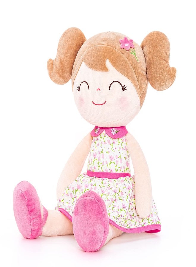 Gloveleya Baby Girl Gift - 16 Inches Strawberry Pink Plush Doll with Gift Box, Soft First Baby Doll for Toddler Girls, Birthday Present, Baby Shower & Holiday Keepsake - Image 5