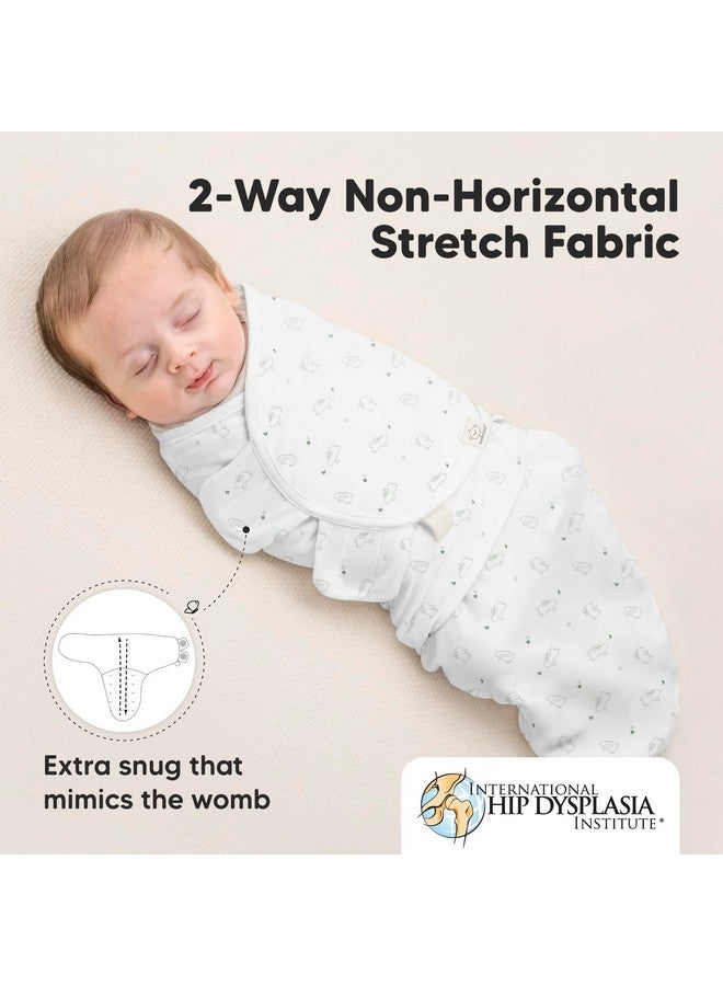 KeaBabies 3-Pack Organic Baby Swaddle Sleep Sacks - Newborn Swaddle Sack, Ergonomic Baby Swaddles 0-3 Months, Swaddles for Newborns,Baby Sleep Sack,Baby Swaddle Blanket Wrap,Baby Essentials (Bunnies) - Image 5