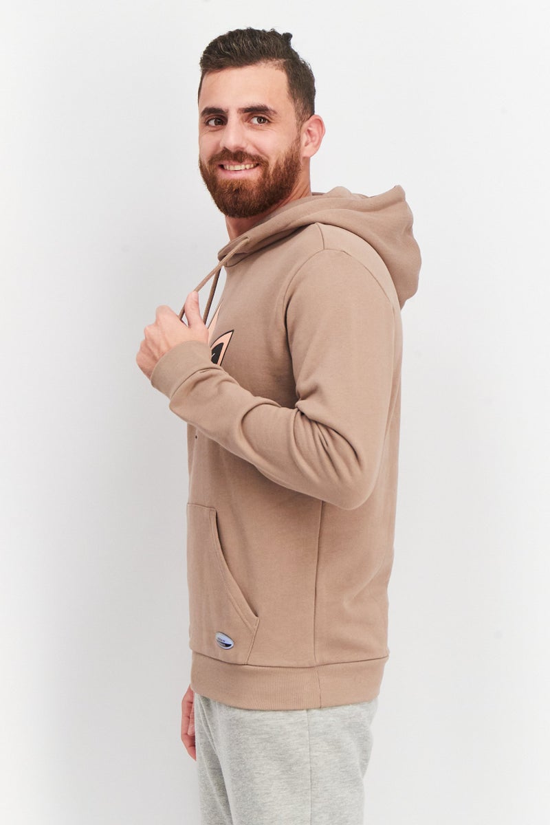 adidas Originals Men Sportswear Fit  Long Sleeves Hoodie, Light Brown  - Image 2