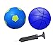 ABAJI Mini 2 Pack Toy 5 inch Basketball Soccer Ball Pump Needle Rubber Material Mini Hoop Toddlers Kids Teenagers Swimming Pool Indoors Outdoors - Image 2