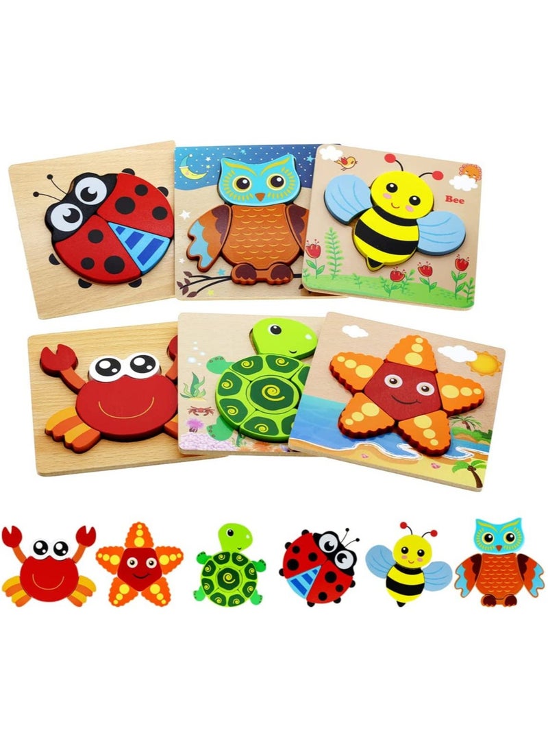 Montessori Toys, 12-3-Year-Old Boys and Girls, Wooden Children's Puzzle, Children's Education and Learning Toys, 1-3 Gifts, Environmentally Friendly Travel STEM Building Toy Game - Image 1