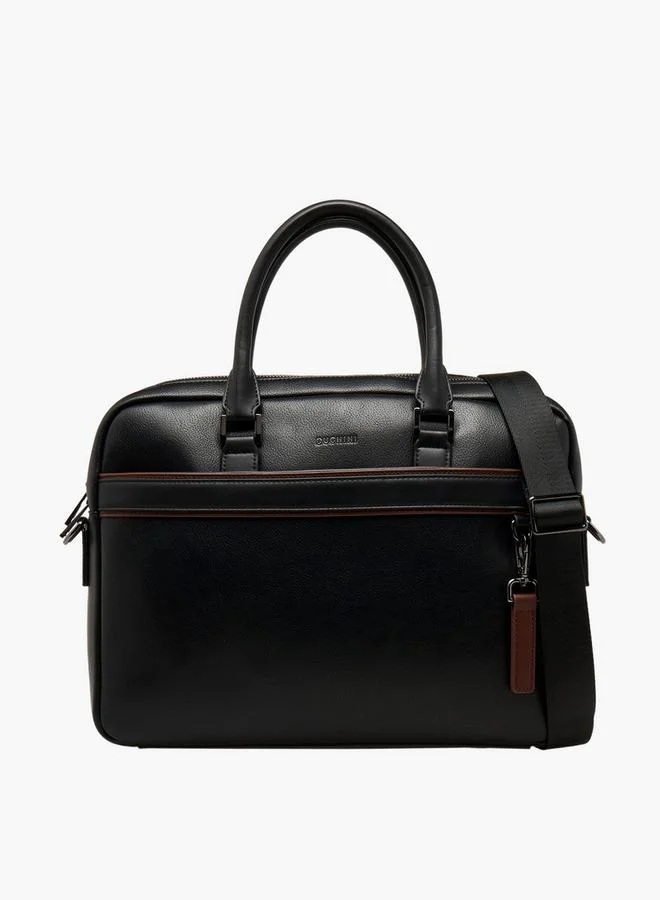 دوتشيني Men Detachable Strap Laptop Bag