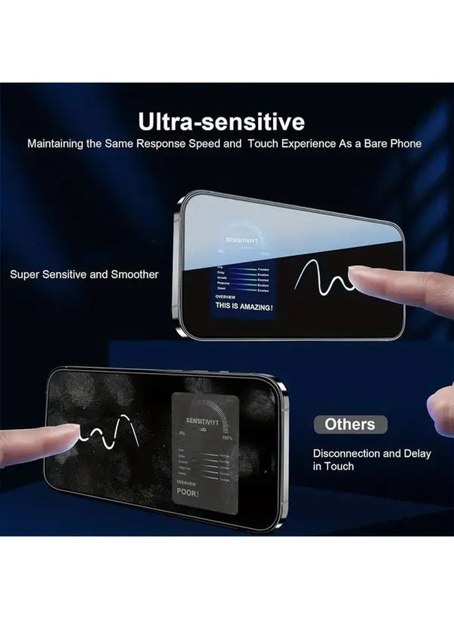 Transparent Color 2 Pack Full Screen Tempered Glass Protector for Iphone 17 9H Hardness Anti Fingerprint - Image 5