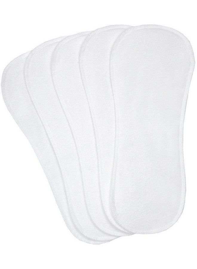 Kushies Washable 5 Piece Diaper Liners Pack White Infanttoddler - Image 2