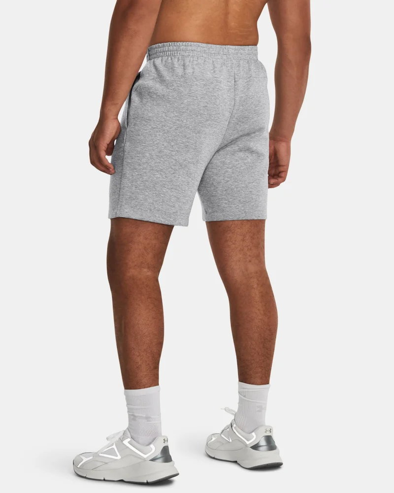 Under Armour Grey Men's Unstoppable Fleece Shorts for Men | Best Price UAE