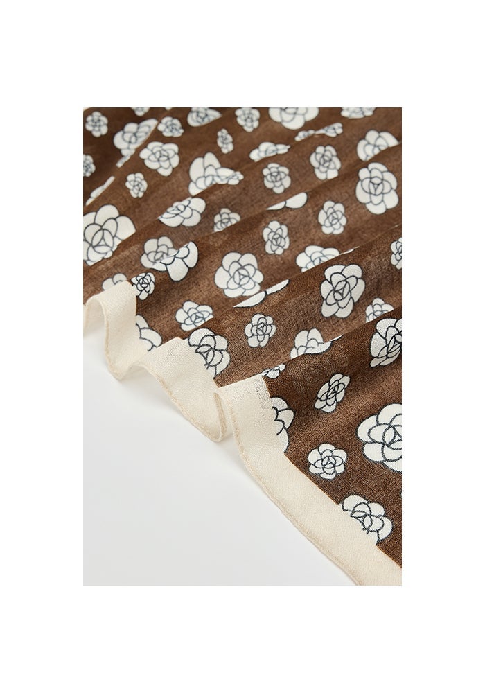 R&B Floral Printed Scarf - Image 3