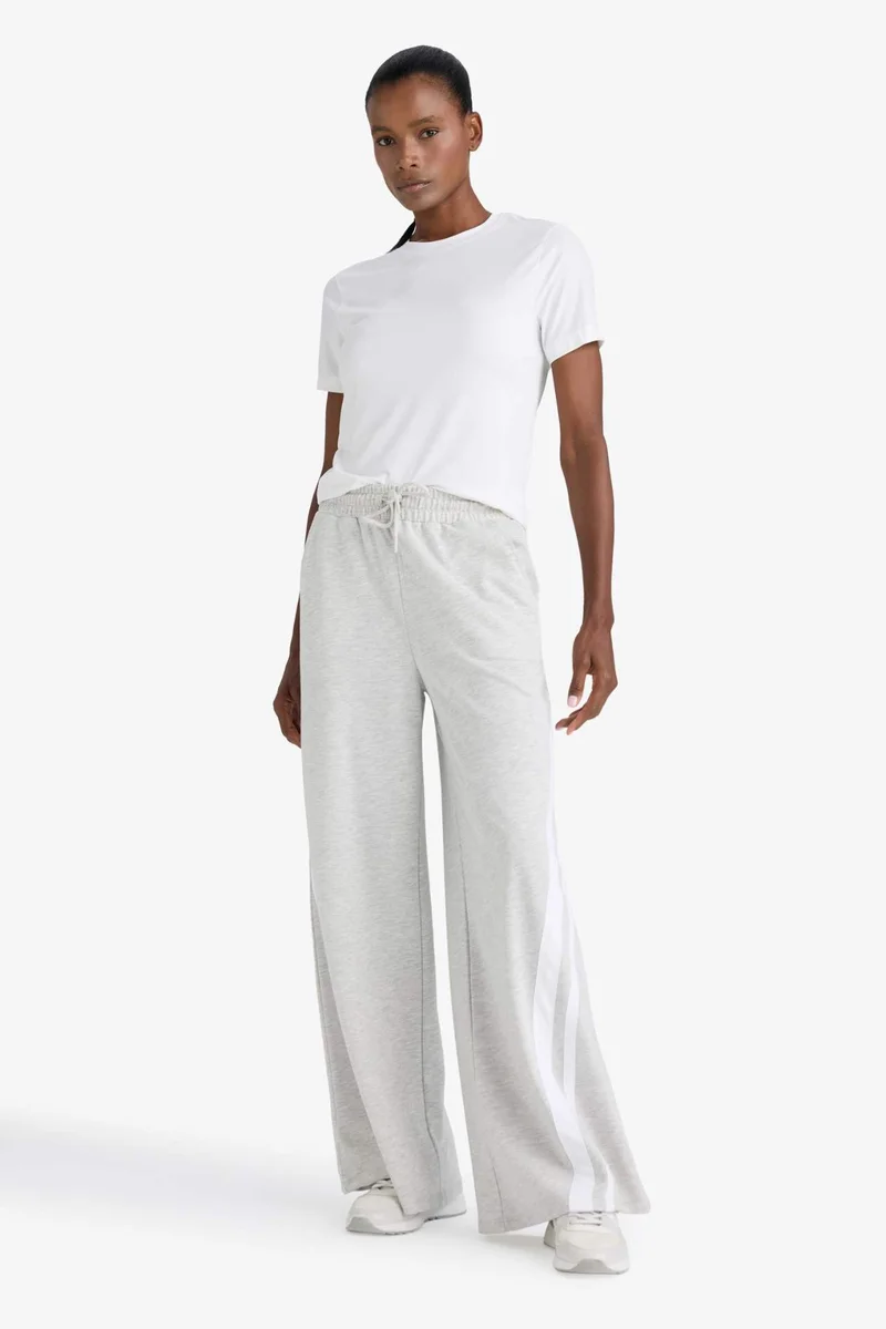 Defacto  DeFactoFit Wide Leg Standard Length Sports Sweatpants for Women | Best Price UAE