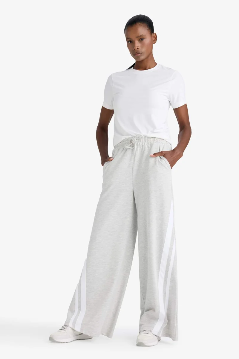 Defacto  DeFactoFit Wide Leg Standard Length Sports Sweatpants for Women | Best Price UAE
