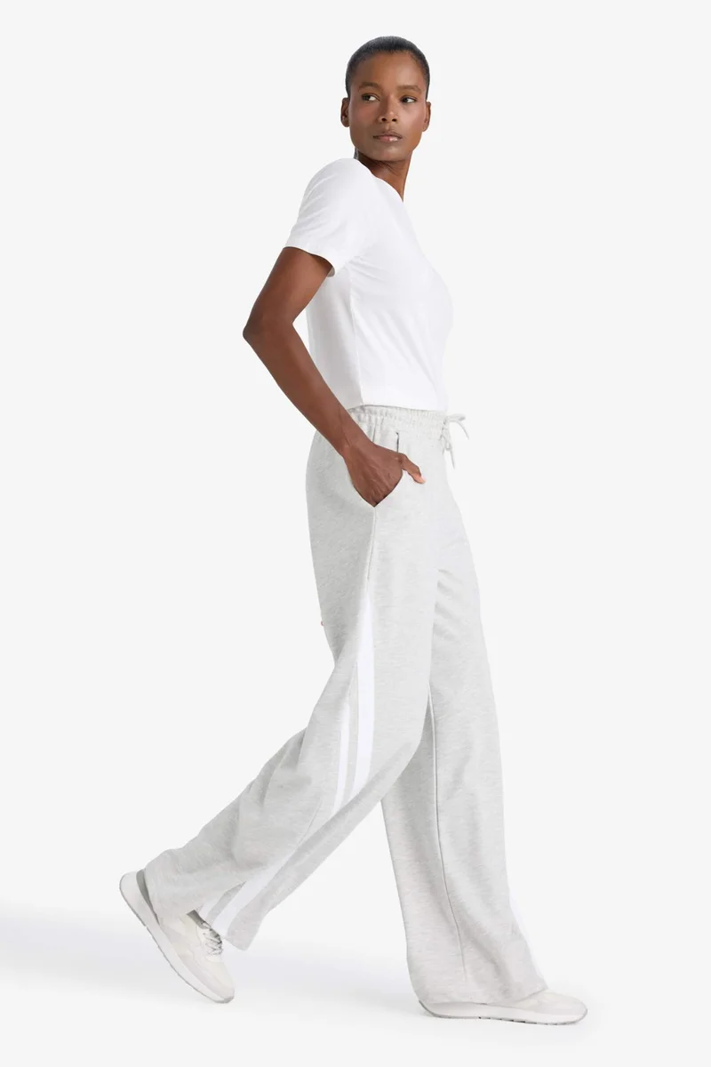 Defacto  DeFactoFit Wide Leg Standard Length Sports Sweatpants for Women | Best Price UAE