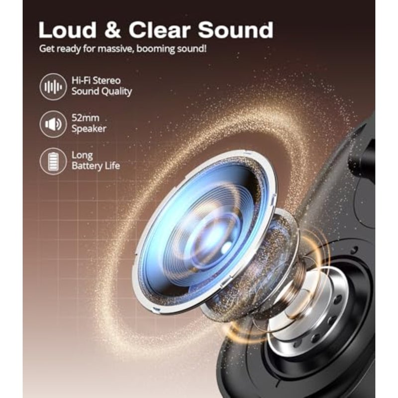 Wireless Induction Speaker, Cell Phone Stand with Bluetooth Audio, Phone Speaker Amplifier Foldable for iPhone, Android, iPad, Birthday Gifts for Men Women Teenage Boy Dad Father - Image 4