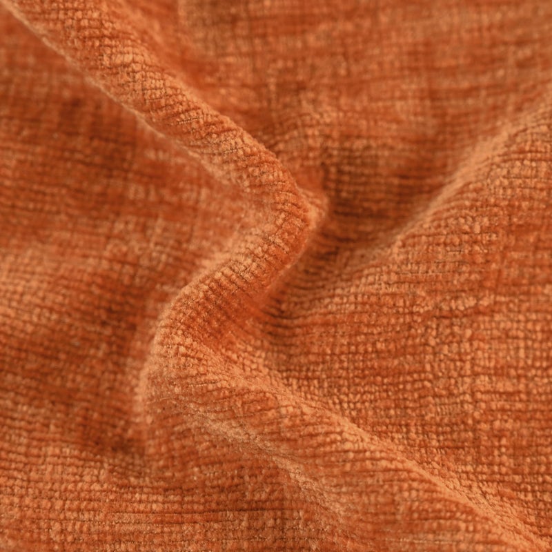 CaliTime Fall Throw Pillow Covers Decorative 12 X 20 Inches Pack of 2 Cozy Chenille Cushion Cases for Couch Sofa Bed Living Room Home Burnt Orange - Image 2