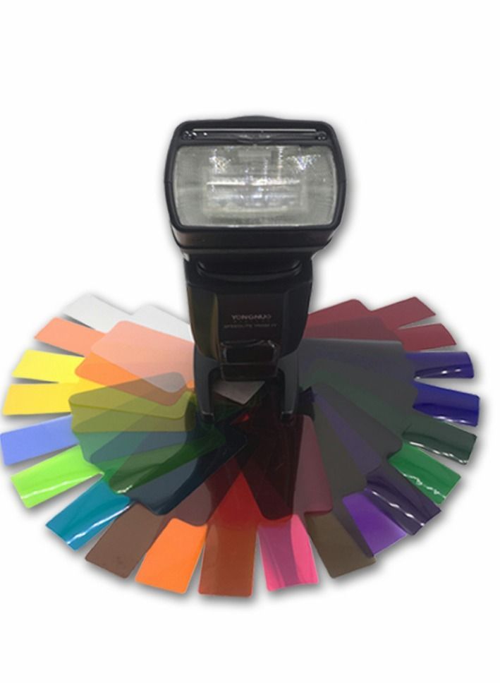 Y&D Filter Set Camera Top Flash Accessories Temperature Filter, Filters to enhance image quality, Suitable for Canon/Nikon, 20 PCS/12-color  - Image 3