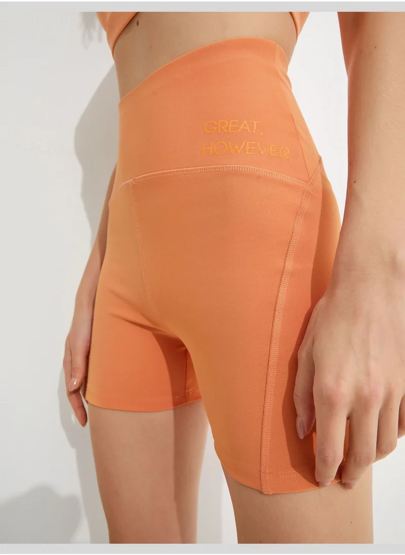 KOTON High Rise Short Biker Leggings