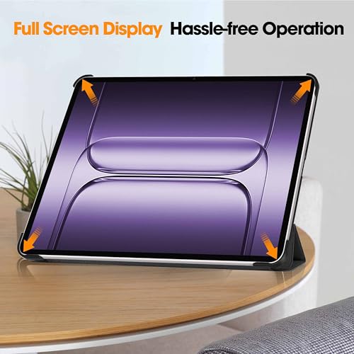 ProElite Case Cover for OnePlus Pad 3 13.2 inch 2025 Case, Slim Trifold Flip case Cover for OnePlus Pad 3 13.2 inch 2025 Case Tablet [Auto Sleep Wake Feature], Marble Purple - Image 4