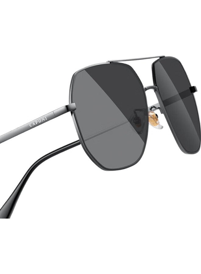 CAPONI Color-Changing Polarized Sunglasses For Men Driving Special Night Vision Glasses Day And Night Dual-Use Anti-Uv High Beam - Image 3