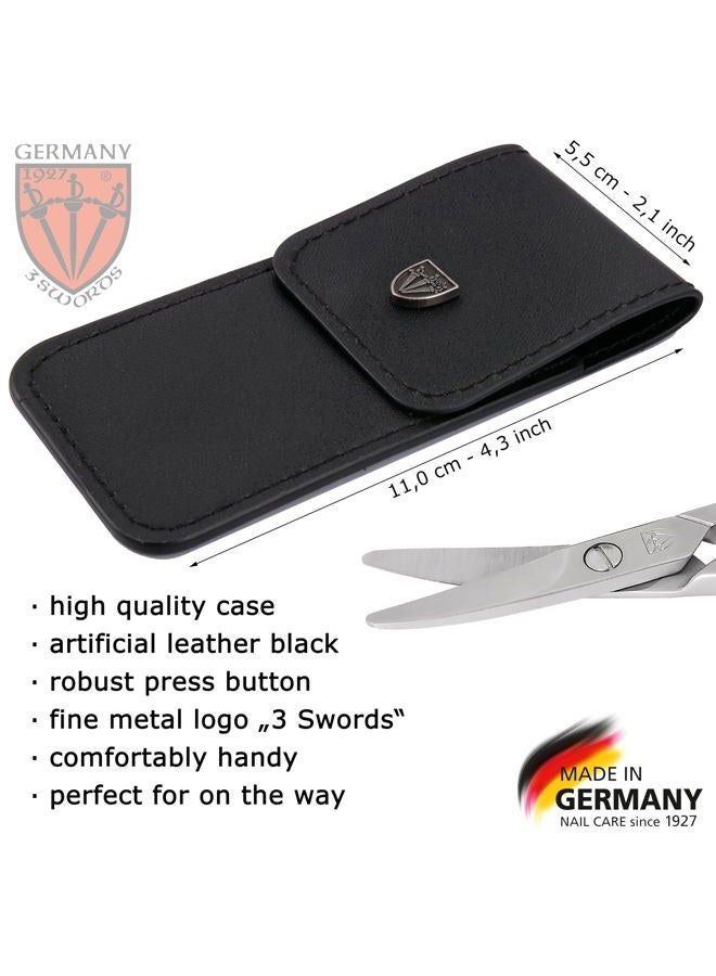3 Swords Germany brand quality STAINLESS STEEL INOX CURVED NAIL SCISSORS (1 PIECE) with round tips for DIABETICS - manicure pedicure - nail care by 3 Swords - Made in Germany - Image 3