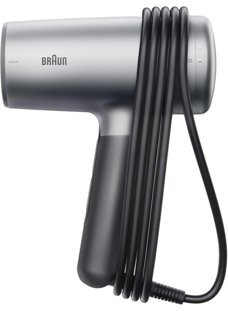 براون Hair Dryer Hd4.3 Ultimate Performance Styling Shine & Care Htdc Motor Touch Control With Drying Nozzle Straightening Comb Curl Diffuser Black - Image 4