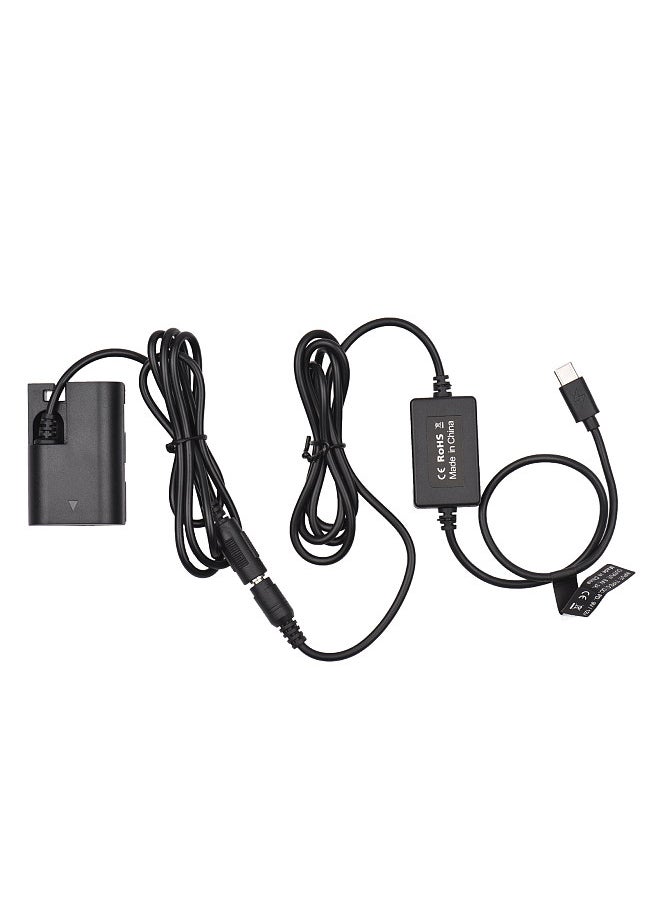 Generic PD USB Type-C Cable to DR-E6 Dummy Battery DC Coupler LP-E6N Replacement for Canon EOS 60D 70D 80D 5DS R 5D Mark IV III 5D4 5D3 5D2 II  - Image 5