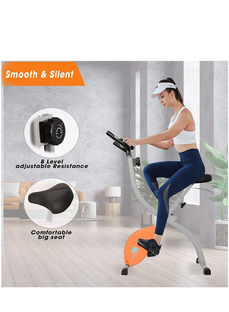 Sky Land Portable Fitness Exercise Bike | Stationary X-Bike With 8-Level Resistance For Home Use - Image 3