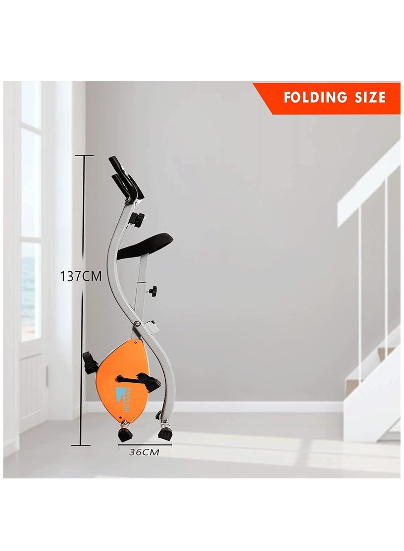 Sky Land Portable Fitness Exercise Bike | Stationary X-Bike With 8-Level Resistance For Home Use - Image 5