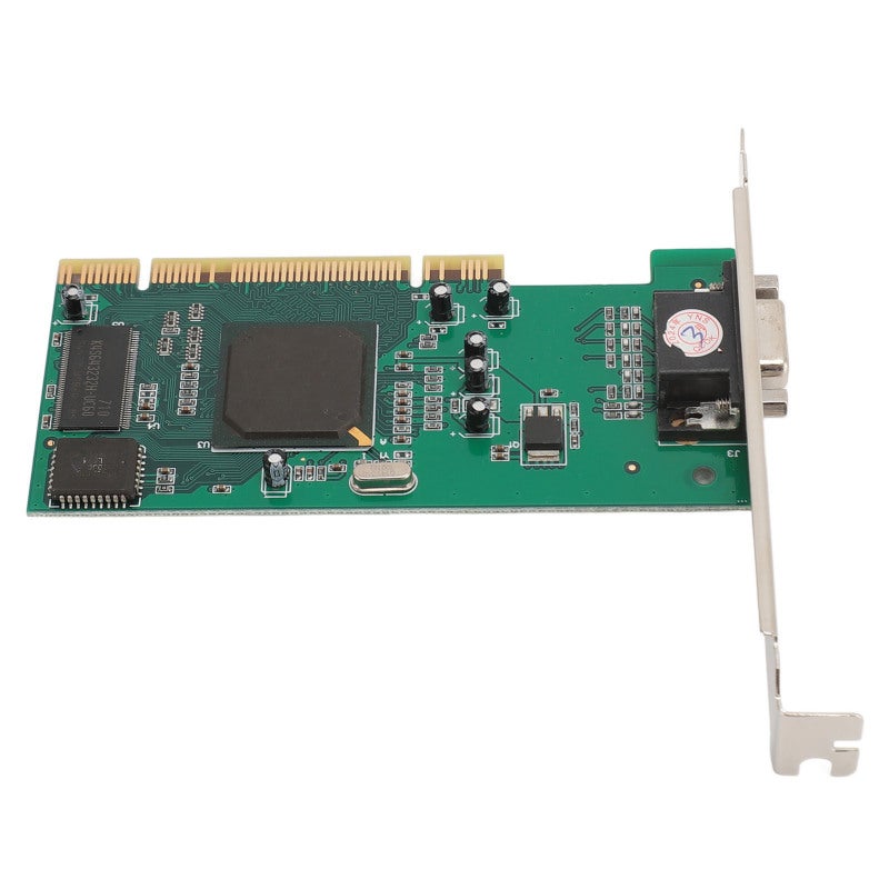بطاقة رسومات PCI بسعة 8 ميجابايت و32 بت لا تحتاج إلى تعريف - تعمل بتقنية التوصيل والتشغيل - بطاقة فيديو PCI VGA عالمية ذات توافق عالٍ مع أجهزة الكمبيوتر المكتبية والخوادم وأجهزة التحكم الصناعي - Image 5
