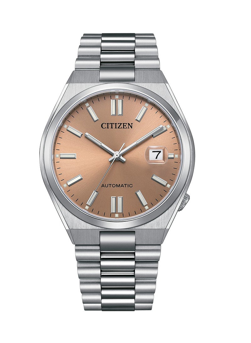 Citizen Boutique Citizen Tsuyosa Collection Men's Brown Automatic Stainless Steel Watch NJ0158-89Y - Image 1