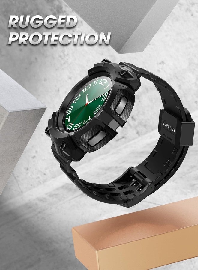 SUPCASE for Samsung Galaxy Watch 6 Classic 47mm Case with Band (Unicorn Beetle Pro), [2 Pack Screen Protector] Rugged Protective Cover with Adjustable Strap Band for Galaxy Watch 6 Classic, Black - Image 3