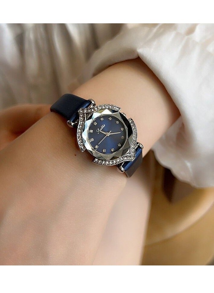 Scotties Women's Watch Belt Temperament Women's Watch Diamond Inlaid Small Fragrant Style Explosive  - Image 1
