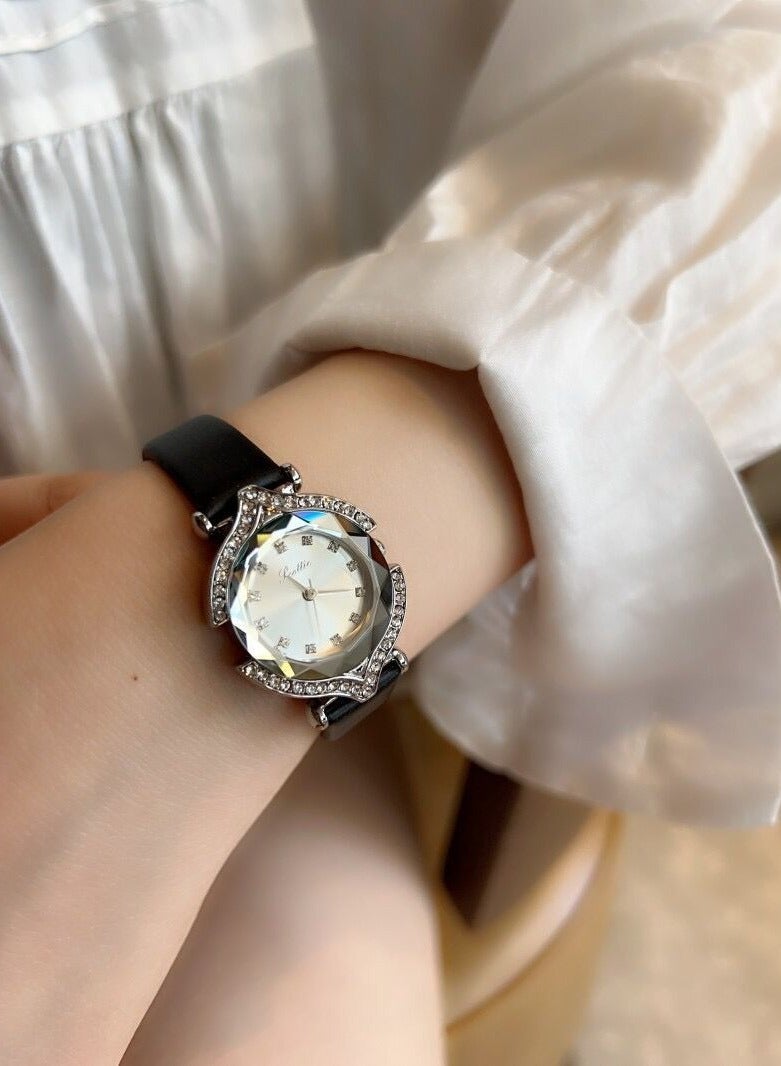 Scotties Women's Watch Belt Temperament Women's Watch Diamond Inlaid Small Fragrant Style Explosive  - Image 5