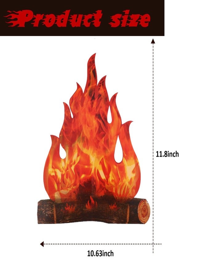 WAWEOOP Camping Themed Party Decorations Supplies,Glitter Welocme to Our Campsite Banner with 3D Campfire,Camp Bachelorette Hiking Camper Party Decor - Image 4