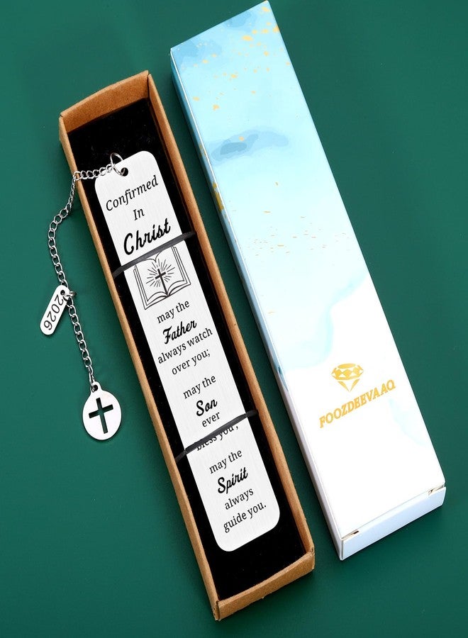 FOOZDEEVAAQ Confirmation Gifts for Teen Girls Confirmation Gifts for Teenage Boys Baptism Gift for Men Women Easter Basket Stuffer for Kids Confirmed Bookmark 2026 Faith Based Gift Confirmed in Christ Christmas - Image 5