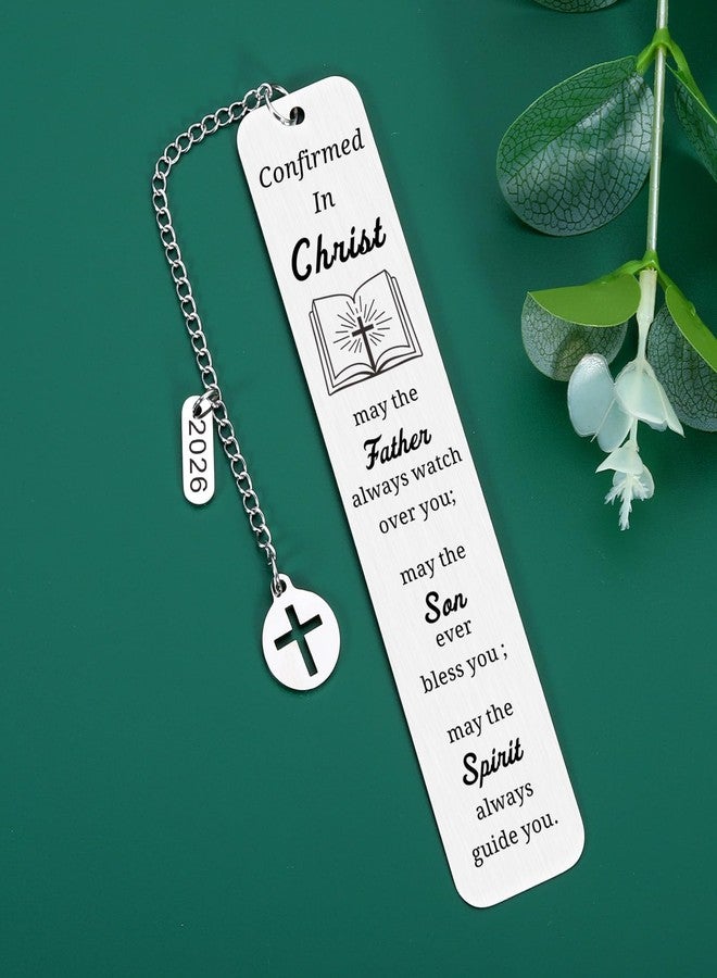FOOZDEEVAAQ Confirmation Gifts for Teen Girls Confirmation Gifts for Teenage Boys Baptism Gift for Men Women Easter Basket Stuffer for Kids Confirmed Bookmark 2026 Faith Based Gift Confirmed in Christ Christmas - Image 2