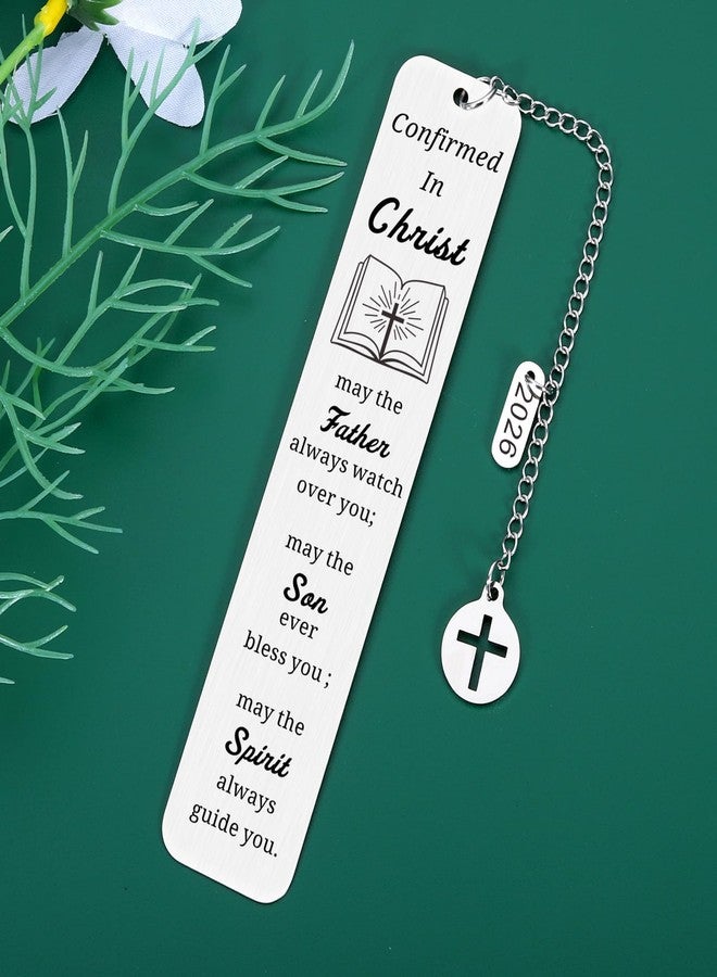 FOOZDEEVAAQ Confirmation Gifts for Teen Girls Confirmation Gifts for Teenage Boys Baptism Gift for Men Women Easter Basket Stuffer for Kids Confirmed Bookmark 2026 Faith Based Gift Confirmed in Christ Christmas - Image 3