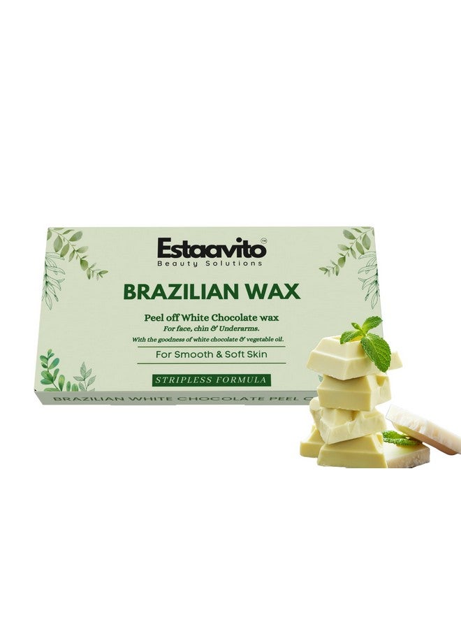 ESTAVITO شمع إزالة الشعر الأبيض البرازيلي ESTAVITO 800 جرام | شمع لإزالة الشعر من الوجه | للوجه، الشفاه العليا والذقن | احصل على بشرة ناعمة وطرية  - Image 1