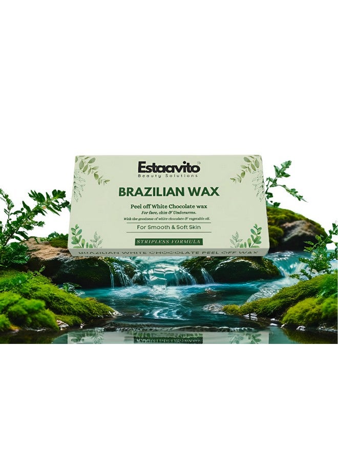 ESTAVITO شمع إزالة الشعر الأبيض البرازيلي ESTAVITO 800 جرام | شمع لإزالة الشعر من الوجه | للوجه، الشفاه العليا والذقن | احصل على بشرة ناعمة وطرية  - Image 5
